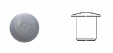 Заглушка пластиковая для технологических отверстий 5 мм. Цвет Металлик, №17. (1000 шт.)