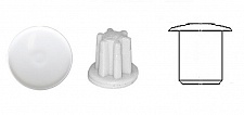 Заглушка пластиковая для технологических отверстий 5 мм. Цвет Белый, №23. (1000 шт.)